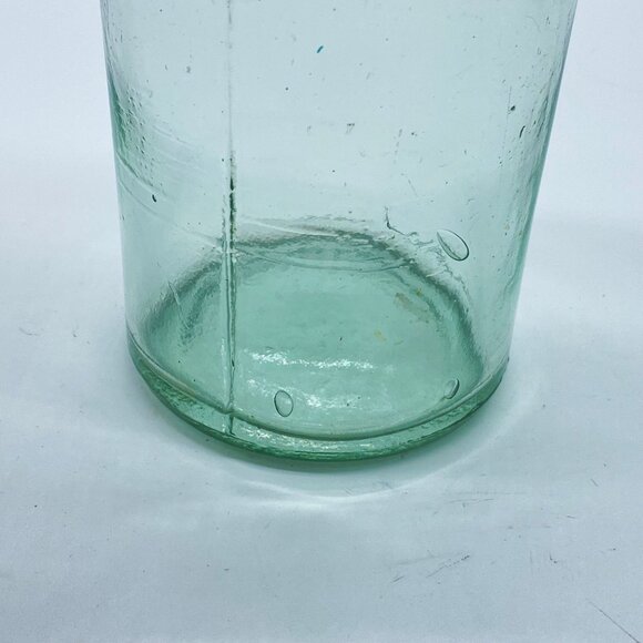 Early Heavy Bottle Jar UV Reactive No Chips No Breaks Collectible Primitive Farm - Picture 12 of 13